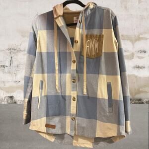 Marleylilly NWOT Monogrammed Shacket Size XS